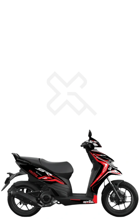 Race Edition Full Body Sticker Compatible with Aprilia SR 160/175 | Made in Premium Matte Vinyl with FPF (Fade Protection Film), Waterproof, Precut Sticker, Pack of 1 Compatible with Both Side